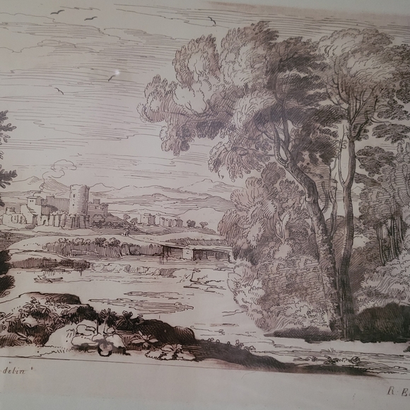 Sepia Landscape II -Framed Art Print - Picture 2 of 4